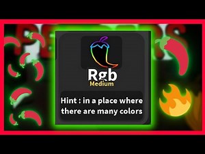 Guide How to Get RGB Pepper Location On Roblox Find the Peppers