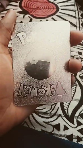 Silver fake pokemon card (VMAX)