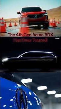 Acura Has Officially Teased The 4th Generation Acura RDX! The First All Hybrid RDX! #acura #acurardx
