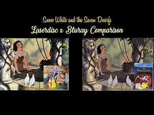 Snow White - Laserdisc vs Blu-Ray Comparison