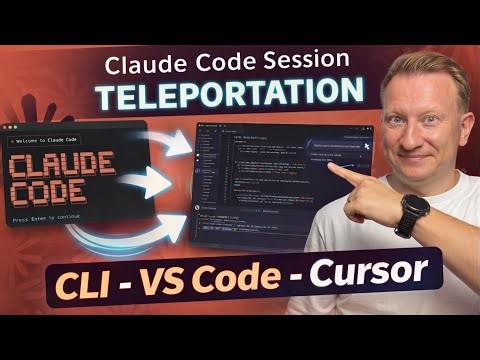 Claude Code Session Teleportation: CLI - VS Code - Cursor