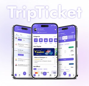 Ticket Booking App UI/UX Casestudy