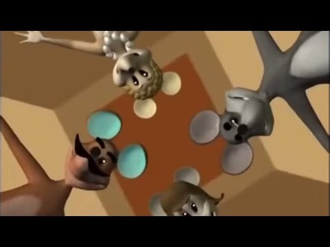 Demonic bootleg ratatouille characters dancing