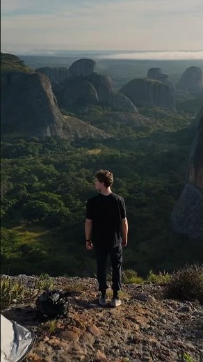 Never seen before! #shorts #africa #travel #hiking #drone #camping