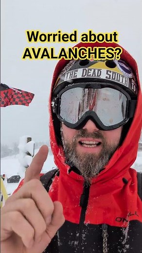 Avalanches? How to be safe. Stick to marked runs, ALWAYS follow official advice.