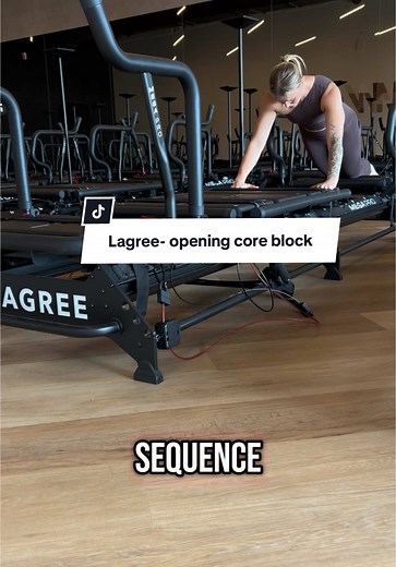 Lagree Fitness: Opening Core Block Sequence Demonstration
