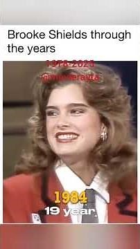 Brooke Shields Evolution through the years 1978-2025 #brookeshields