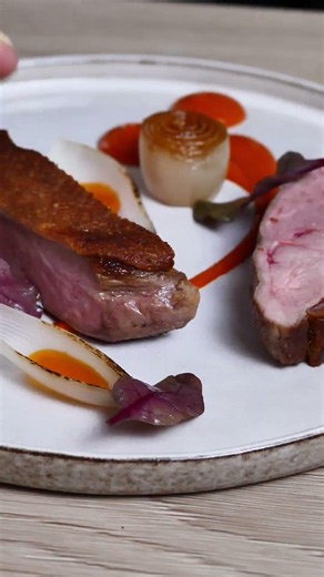 Michelin-Star Duck Breast Plating