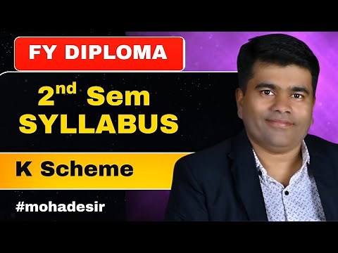 MSBTE Diploma 2nd Sem Syllabus | MSBTE Second Semester Syllabus | K Scheme 2025 Updated
