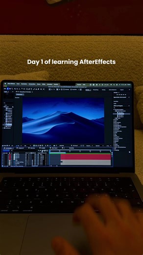 Day 1 of learning #aftereffect #aftereffectstutorial #aftereffectseditor #editor
