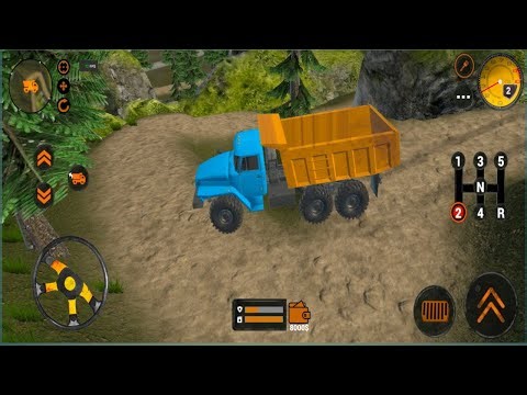 Backhoe Loader JCB Simulator|Offroad|Truck Gameplay–Heavy Truck Driving in Mountain | 