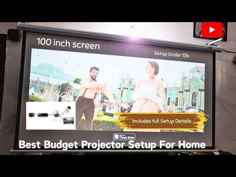 Projector Setup for home | Wzatco Yuva Go Plus Projector Setup #wzatco #projector 