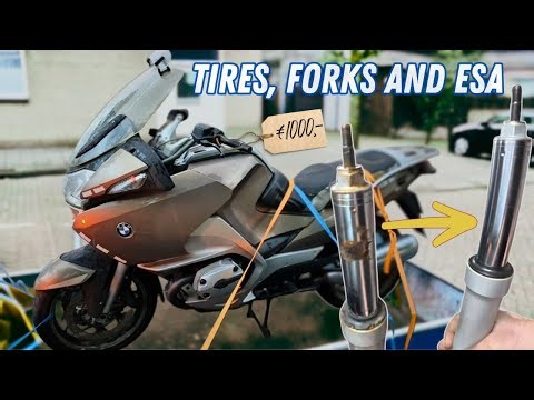I bought the cheapest BMW R1200RT on Marketplace - Part 2: Fixing tires, suspension and forks.