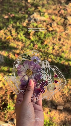 DIY Flower Bookmark Craft with Preserved Flowers