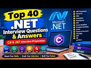 Top 40 .NET Interview Questions & Answers | Bilal Eduinfo