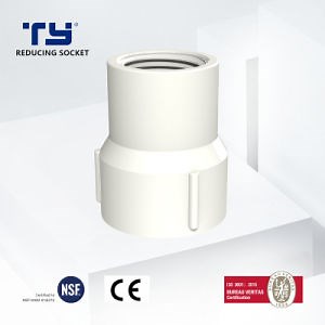 [Hot Item] Bsp Threaded Pressure PVC Plastic Pipe Fittings Reducing Socket