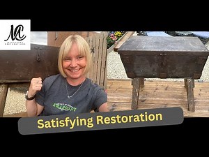 Rusty OLD Wood & Metal Military TOOL BOX: Restoration