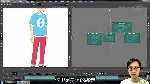 Toon Boom Harmony 绑定方法小Z演示视频
