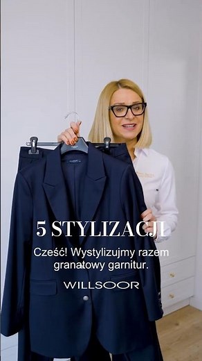 5 stylizacji z garniturem 💙 | Monika Sekuła - doradczyni wizerunkowa | Polska marka | Willsoor