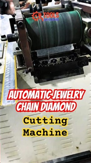 Automatic Jewelry Chain Diamond Cutting Machine with 3–5x High Speed Faceting Sparkle Finish