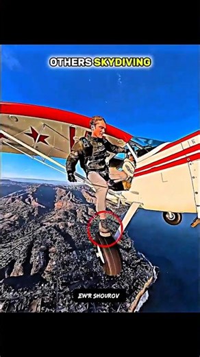 Normal Skydivers vs. Felix Baumgartner (Legendary Legend 🗿) #shorts