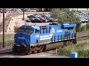 Conrail returns to Sterling! NS 8098 (Conrail Heritage Unit) Sterling Heights, MI, 9/7-8/20