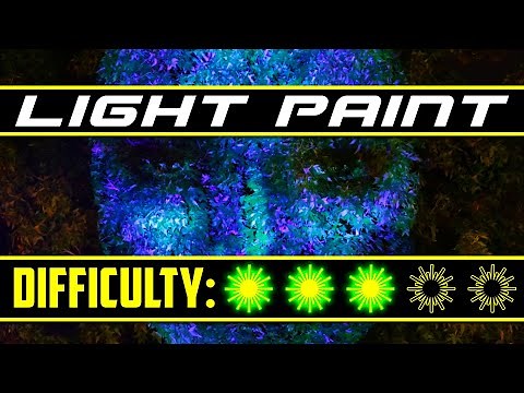 How To paint With Laser Light - LaserCube Light Painting