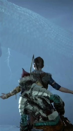 Why can Atreus talk to Jormungandr in God of War Ragnarök #godofwar #godofwarragnarok #kratos #gamingtok #fyp
