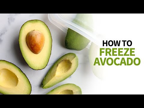 HOW TO FREEZE AVOCADOS | Frozen Avocado for Smoothies, Guacamole & More!