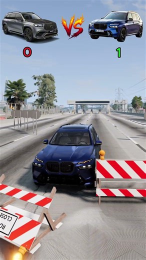 BMW X7 vs Mercedes GLS 63 | Extreme Tests in BeamNG! #bmw #mercedes #beamngdrive