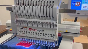 Faux chenille! Create this beautiful raised textured effect directly on your HappyJapan embroidery machine with this simple technique using Burmilana thread and foam! Learn more about our machines at https://happyjapan.com | Texmac Happy Embroidery Machines