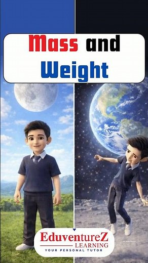 Mass vs Weight Class 9 | Gravitation science #shorts Difference mass vs weight Physics