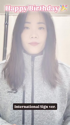 47 reactions | Korean sign language for Happy birthday  | Yejin Sourour | Facebook