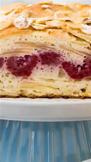 Invisible Apple & Raspberry Cake ⭐ #Invisible #Apple #RaspberryCake