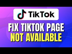 How To Fix TikTok Page Not Available | Fix TikTok Website Not Working PC or Laptop | Full Tutorial