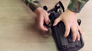 Concealed Pistol Pouch Multipurpose Carry Gun Bag Waist Molle Bag Fanny Pack with Pistol Holster in 9 inch Length and Phone Belt Clip Holder for Less Than 7 inches Smartphone…