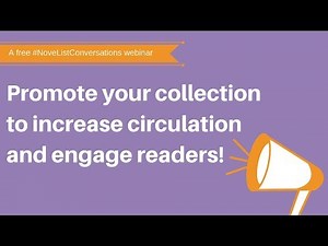 Promote your collection to increase circulation and engage readers!