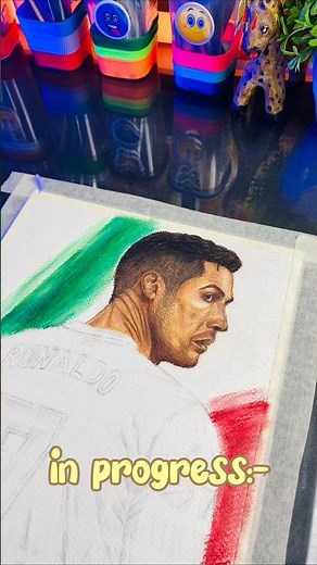 Ronaldo drawing| CR7 siuuu ✨⚡ #art #drawing #cr7