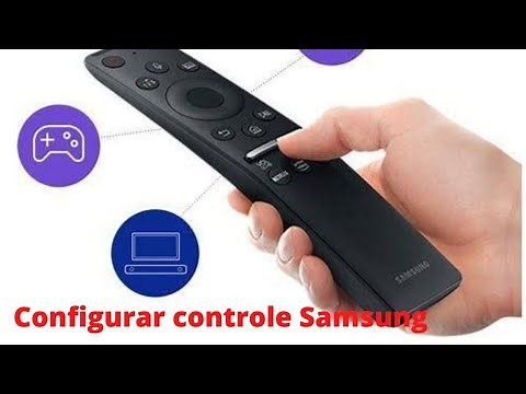 Como configurar controle Samsung modelos de TV AU7700/AU8000/Q60A/Q70A/Q80A