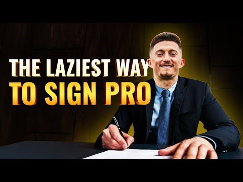 The Laziest Way to Sign Pro in 2025 ($150+/day)
