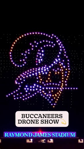 Tampa Bay Buccaneers on Instagram: "Lighting up the sky for 50 seasons of Buccaneers football, presented by @geico 👏"