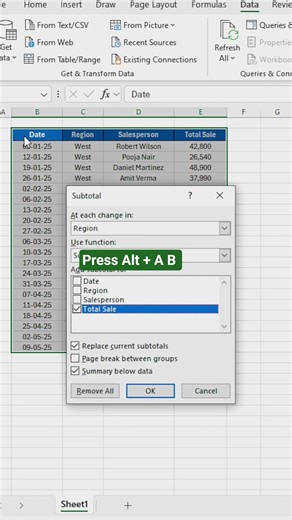 How to summarizing data in Excel #shortvideo #excel #exceltricks #exceltips #exceltutorial #edexcel