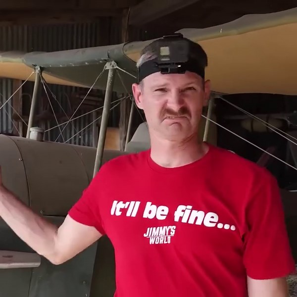 The reawakening of a WW1 fighter plane