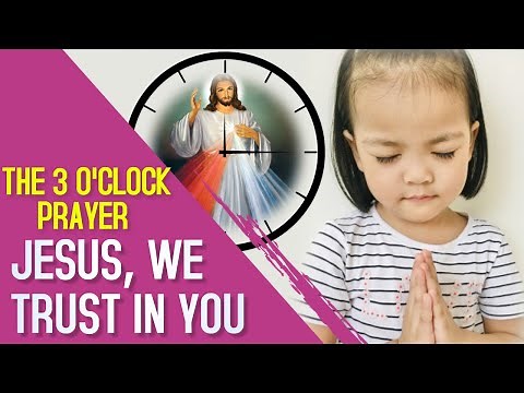 Divine Mercy 3 O’Clock Prayer (The 3 O'Clock Prayer Habit) | English Prayer For Kids
