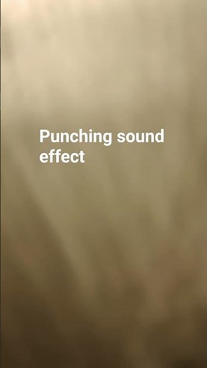 punching sound effect