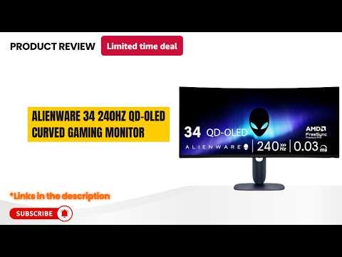 Alienware AW3425DW QD-OLED Review 🔥 Best 240Hz Ultrawide Gaming Monitor 2026? 0.03ms BEAST!