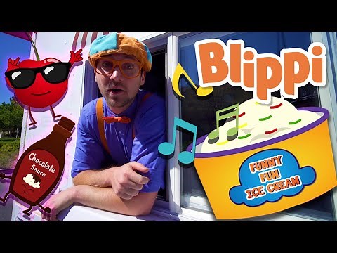 Blippi Explores an ICE CREAM Truck | Nursery Rhymes & Songs for Kids | Educational Videos for Kids
