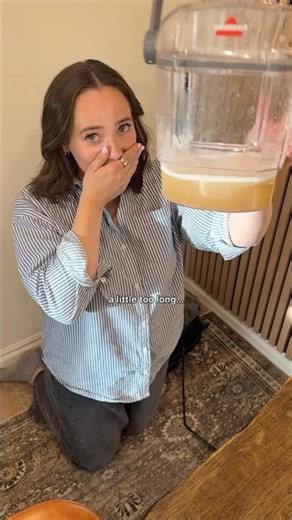 #ad SPEED CLEANING HACK: Using the laundry timer to tackle messes with ​⁠​‪@bissell‬ #BISSELLInsider