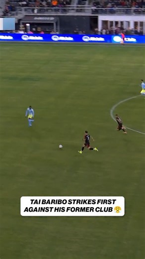 Tai Baribo was HYPE scoring against his former club 👀 (via @mls) | FOX Soccer
