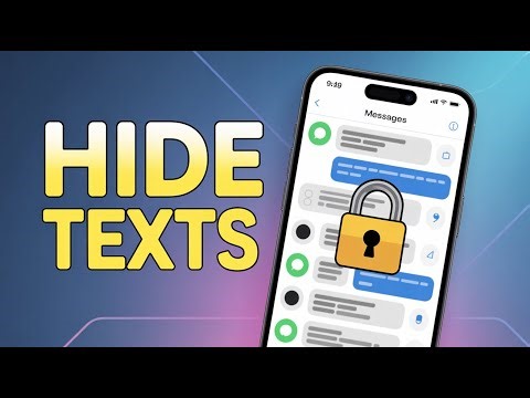 How to Hide Text Messages on iPhone